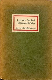 Keller, Jeremias Gotthelf. (Umschlag)