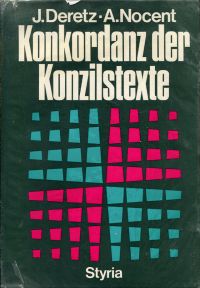 Deretz, Konkordanz der Konzilstexte. (Umschlag)