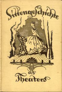 Sittengeschichte des Theaters. (Umschlag)