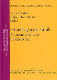 Schaber, Grundlagen der Ethik. (Umschlag)
