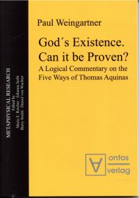 Weingartner, God's existence - can it be proven? (Umschlag)