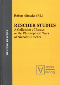 Almeder, Rescher studies. (Umschlag)