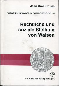 Krause, Rechtliche und soziale Stellung von Waisen. (Umschlag)