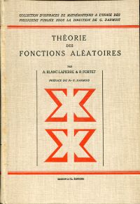 Blanc-Lapierre, Théorie des fonctions aléatoires. (Umschlag)