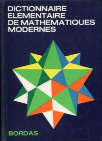 Boursin, Dictionnaire élémentaire de mathématiques modernes. (Umschlag)