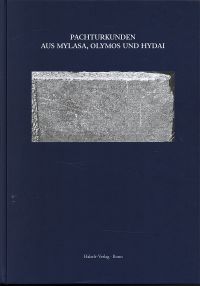Blümel, Prachturkunden aus Mylasa. Olymos und Hydai. (Umschlag)