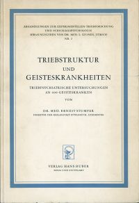Stumper, Triebstruktur und Geisteskrankheiten (Umschlag)
