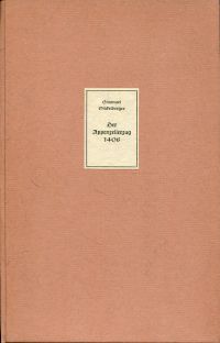Stickelberger, Der Appenzellerzug 1406. (Umschlag)