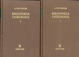 Haller, Bibliotheca Chirurgica. (Umschlag)