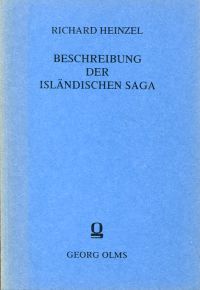 Heinzel, Beschreibung der isländischen Saga. (Einband)