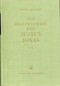 Kawerau, Der Briefwechsel des Justus Jonas. (Umschlag)