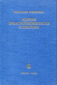 Steinthal, Kleine sprachtheoretische Schriften (Einband)