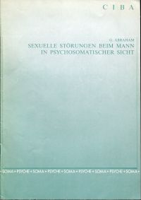 Abraham, Sexuelle Störungen beim Mann in psychosomatischer Sicht. (Umschlag)