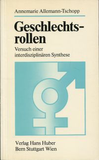 Allemann-Tschopp, Geschlechtsrollen. (Umschlag)
