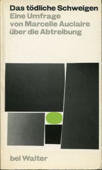 Auclair, Das tödliche Schweigen. (Umschlag)