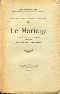 Ellis, Études de psychologie sexuelle, Tome 11: (Umschlag)