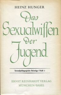 Hunger, Das Sexualwissen der Jugend. (Umschlag)