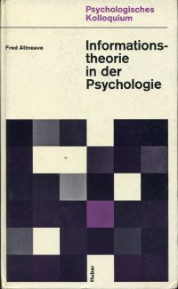 Attneave, Informationstheorie in der Psychologie. (Umschlag)