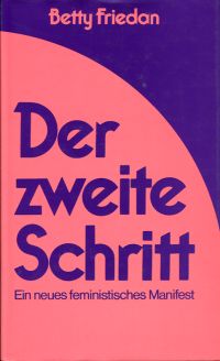 Friedan, Der zweite Schritt. (Umschlag)