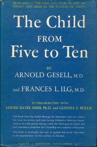 Gesell, The Child From Five to Ten. (Umschlag)