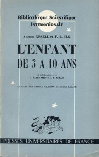 Gesell, L'enfant de 5 à 10 ans. (Umschlag)