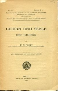 Probst, Gehirn und Seele des Kindes. (Umschlag)