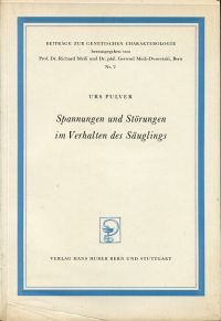 Pulver, Spannungen und Störungen im Verhalten des Säuglings. (Umschlag)