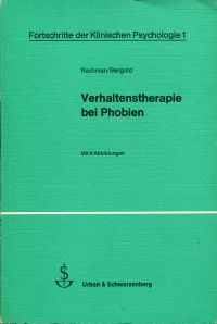 Rachman, Verhaltenstherapie bei Phobien. (Umschlag)