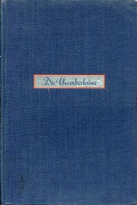 Petrie, Die Chamberlains. Joseph-Austen-Neville Chamberlain. (Umschlag)