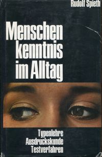 Spieth, Menschenkenntnis im Alltag. (Umschlag)