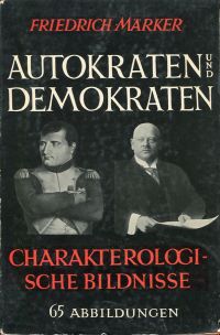 Märker, Autokraten und Demokraten. (Umschlag)