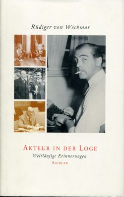 Wechmar, Akteur in der Loge. (Einband)