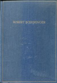 Boehringer, Robert Boehringer. (Umschlag)