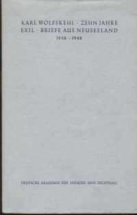 Wolfskehl, Briefe aus Neuseeland 1938 - 1948. (Umschlag)