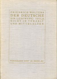 Wolters, Der Deutsche. Ein Lesewerk. Teil II (Umschlag)