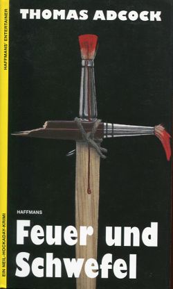 Adcock, Feuer und Schwefel. (Einband)