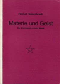 Hessenbruch, Materie und Geist. (Umschlag)