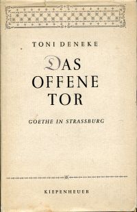 Deneke, Das offene Tor. (Umschlag)
