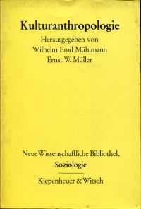 Mühlmann, Kulturanthropologie. (Umschlag)