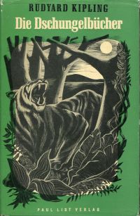 Kipling, Die Dschungelbücher. (Umschlag)