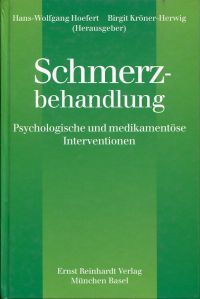 Hoefert, Schmerzbehandlung. (Umschlag)