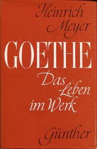 Meyer, Goethe. (Umschlag)