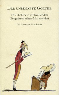 Traxler, Der unbegabte Goethe. (Umschlag)