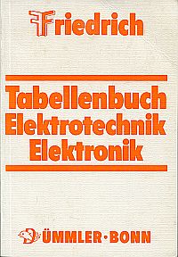 Rohlfing, Tabellenbuch für Elektrotechnik. (Umschlag)