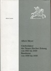 Cattani, Albert Meyer. (Umschlag)