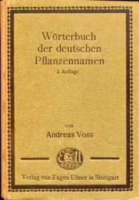 Voß, Wörterbuch der Deutschen Pflanzennamen. (Umschlag)