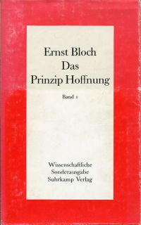 Bloch, Das Prinzip Hoffnung. (Umschlag)