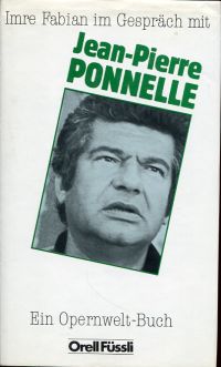 Fábián, Imre Fabian im Gespräch mit Jean-Pierre Ponelle. (Umschlag)