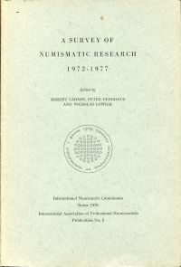 Carson, A Survey of Numismatic Research, 1972-1977. (Umschlag)