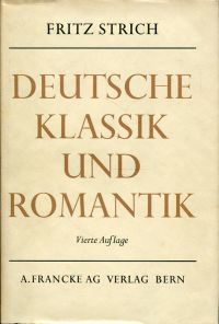 Strich, Deutsche Klassik und Romantik oder Vollendung und Unendlichkeit. (Umschlag)